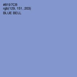 #8197CB - Blue Bell Color Image